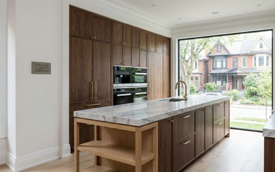 custom cabinetry toronto installed in a high-end interior with premium wood finishes