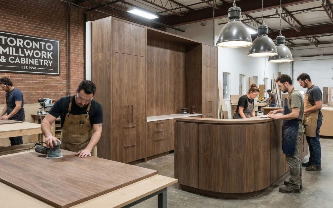 architectural millwork companies crafting custom cabinetry and commercial millwork in Toronto