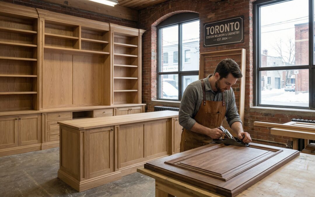 custom furniture toronto with handcrafted millwork cabinetry, heritage profiles, and durable finishes